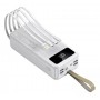 Power Bank Tech-Mobile AA30, 90000mAh, 4 Câbles Intégrés, Écran LCD Intelligent, avec Mini Lampe LED