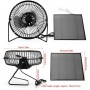 Ventilateur Portable à Recharge Solaire Silver Crest CS-MW-43, Monocristallin àvec panneau solaire