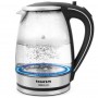 Bouilloire Électrique Taurus AROA GLASS – 2200W, 1.8L, LED, Filtre Amovible