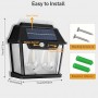 Lampe Murale Solaire Intelligente HW999-3W, 38W, Détecteur de Mouvement, Étanche IP65, Haute Luminosité COB
