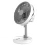 Mini Ventilateur humidificateur de table YS-2265, 6W, 2000mAh, 40ml/h, Rose / Blanc / Vert