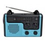Radio d'Urgence Solaire Multibande HS-3108, Avec Torche, Bluetooth et Prise Casque