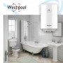 Chauffe-eau Électrique Westpool WH/M-50ST/W – 50 Litres avec Protection IPX4 et Anode en Magnésium