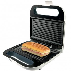 Grill viande sandwitch panini Taurus PHOENIX GRILL, Plaques anti-adhésives, 800W Blanc