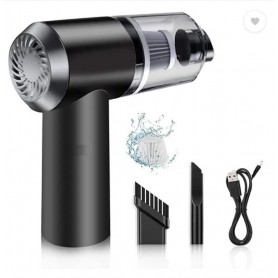 Mini Aspirateur 3 en 1, Sans Fil, Rechargeable, Soufflerie & Nettoyage de Poussière, Pour Voiture, Maison & Clavier