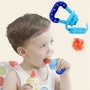 Tétine Anneau d'Alimentation pour Bébé, Grignoteuse en Silicone Alimentaire