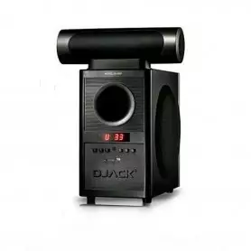 Système home cinéma Djack avec Bluetooth amplifié 3.1 Xtra-Bass  - Noir.