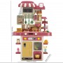 Jouet de Cuisine Interactive Arabest Kitchen Playset 48 pièces avec Sons, Lumières, Évier Fonctionnel et Accessoires