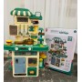 Jouet de Cuisine Interactive Arabest Kitchen Playset 48 pièces avec Sons, Lumières, Évier Fonctionnel et Accessoires