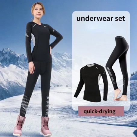 Ensemble Sous-Vêtements Femme à Séchage Rapide Idéal pour Yoga, Running, Sports
