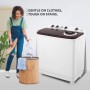 Machine à laver semi-automatique SPJ ,7 kg, Performante, Économe et Respectueuse du linge