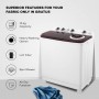 Machine à laver semi-automatique SPJ ,7 kg, Performante, Économe et Respectueuse du linge