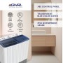Machine à Laver Semi-Automatique EGNRL EGWM800, 6.5 kg Lavage / 5 kg Essorage, Double Cuve