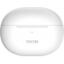 Écouteurs Bluetooth Tecno Buds 3, Son Immersif, 37h d’Autonomie, ENC, IPX5, Bluetooth 5.3 - blanc