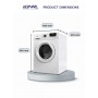 Machine à laver frontale automatique EGNRL EGWM850, 7 kg, 16 programmes, 1200 tours/minute, Affichage LED