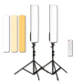 Projecteurs d’éclairage LED RL-150, Panneau 5×28", 2500K à 7500K , Trépied inclus, Studio, vidéo, streaming & Vlog