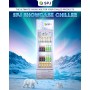Réfrigérateur Vitrine SPJ 300 Litres, Vitrine Réfrigérée Verticale à Porte Simple – Noir