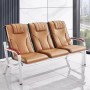 Chaise d’Accueil Polyvalente, Taille M , marron et Noire, Pour Bureau, Salon, Clinique, Aéroport, Barbier