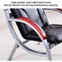 Chaise d’Accueil Polyvalente, Taille M , marron et Noire, Pour Bureau, Salon, Clinique, Aéroport, Barbier