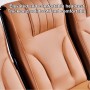 Chaise d’Accueil Polyvalente, Taille M , marron et Noire, Pour Bureau, Salon, Clinique, Aéroport, Barbier