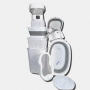 Ensemble de Baignoire Pliable pour Bébé (11 pièces) avec Thermomètre de 0 à 4 ans, Pratique et Abordable