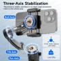 Stabilisateur de Cardan 3 Axes TOKQI M02 – Gimbal Pliable avec Télécommande & Suivi Intelligent