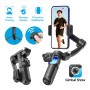 Stabilisateur de Cardan 3 Axes TOKQI M02 – Gimbal Pliable avec Télécommande & Suivi Intelligent