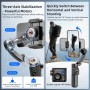 Stabilisateur de Cardan 3 Axes TOKQI M02 – Gimbal Pliable avec Télécommande & Suivi Intelligent