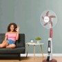 Ventilateur sur Pied Rechargeable SPJ SFX-BRDC16017, 360° Air Flow, Refroidissement Intelligent & Haute Autonomie