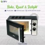 Micro-ondes SPJ 20L, 700W, 6 Niveaux de Puissance, Minuterie 30 min & Plateau Tournant