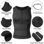 Gilet Amincissant Homme – Débardeur Gainant Sweat Shaper | Ceinture Taille & Brûleur de Graisse pour Entraînement