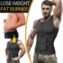 Gilet Amincissant Homme – Débardeur Gainant Sweat Shaper | Ceinture Taille & Brûleur de Graisse pour Entraînement