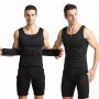 Gilet Amincissant Homme – Débardeur Gainant Sweat Shaper | Ceinture Taille & Brûleur de Graisse pour Entraînement