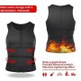 Gilet Amincissant Homme – Débardeur Gainant Sweat Shaper | Ceinture Taille & Brûleur de Graisse pour Entraînement