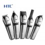 Tondeuse Électrique Multifonction HTC AT-1327, 5-en-1, Rechargeable, Batterie Lithium