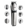 Tondeuse Électrique Multifonction HTC AT-1327, 5-en-1, Rechargeable, Batterie Lithium