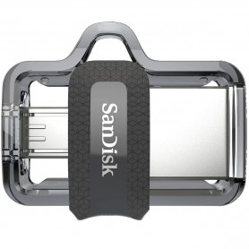 Clé USB SanDisk Ultra Dual Drive m3.0, 2 en 1, USB Type-A / Micro-USB (8Go, 16Go, 32 GB, 64Go, 128Go)