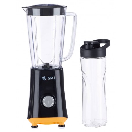 Mixeur Blender SPJ BDX-BL300W – 300W, 1.0L, avec Gobelet sport de 600 ml, pieds antidérapants, Finition Brillante