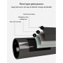 Porte vêtements autoportante sur roulettes, Blanc 150 cm, Charge maximale 75 kg