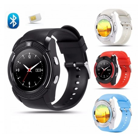 Montre Connectée Colmi V8 pour Homme, Écran Tactile, SIM, Caméra, Fitness Tracker, Étanche