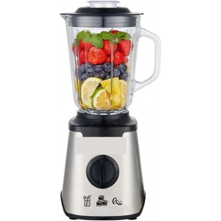 Mixeur, Blender EMTRONIC 2 en 1, 750W, 1.5L, Moteur en cuivre, Idéal pour smoothies, soupes et jus