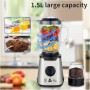 Mixeur, Blender EMTRONIC 2 en 1, 750W, 1.5L, Moteur en cuivre, Idéal pour smoothies, soupes et jus