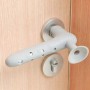 Coussin Butée de Poignée, Anti-Collision pour Porte, en Silicone, avec Ventouse Protection Murale Silencieux