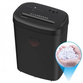 Machine broyeur, destructeur de papier CD228P, 11 L, 8 feuilles, Coupe croisée pour Papier, cartes, CD