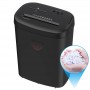 Machine broyeur, destructeur de papier CD228P, 25 L, 12 feuilles, Coupe croisée pour Papier, cartes, CD