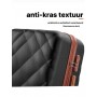 Ensemble de Valises de Luxe 3 Pièces, ABS Rigide Noires avec Serrure TSA, Roulettes Pivotantes – Noir Élégant