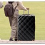 Ensemble de Valises de Luxe 3 Pièces, ABS Rigide Noires avec Serrure TSA, Roulettes Pivotantes – Noir Élégant