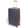 Ensemble de Valises de Luxe 3 Pièces, ABS Rigide Noires avec Serrure TSA, Roulettes Pivotantes – Noir Élégant