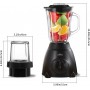 Mixeur, Blender Smoothie HOMELUX 1.5L Verre , 2-en-, Mixeur & Moulin, Puissant 350W, 5 Vitesses, Glace Pilée