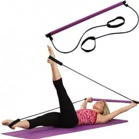 Corde élastique de bâton de gymnastique à ressort de yoga